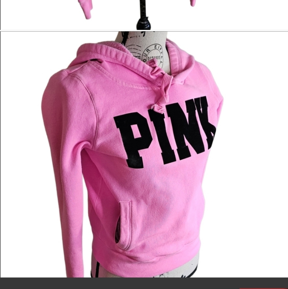 Victoria's Secret PINK Hoodie Color pink and black Size Small